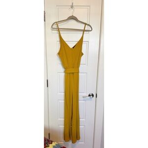 Eloquii Mustard Yellow Jumpsuit